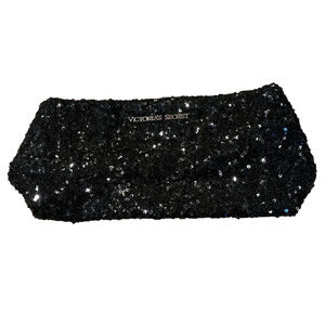 Limited Edition Victoria’s Secret Black Sequin Clutch